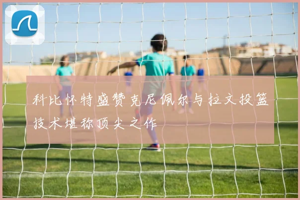 科比怀特盛赞克尼佩尔与拉文投篮技术堪称顶尖之作